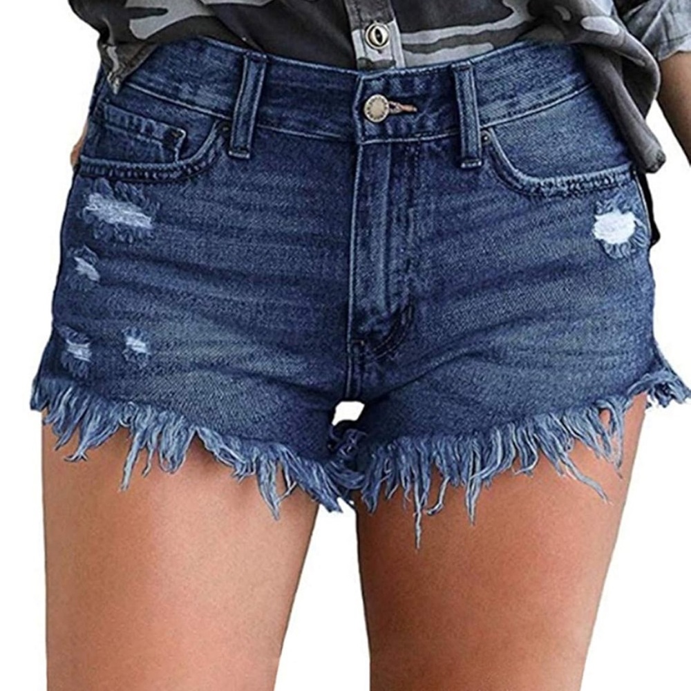 Women's Cut Off Denim Jean Shorts
